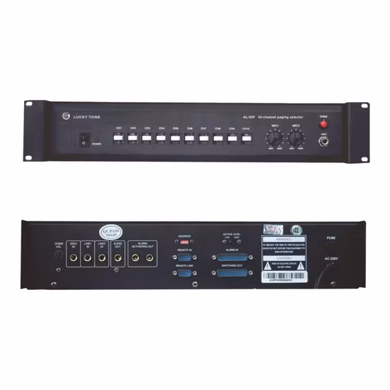 Amplificatori e altoparlanti Amplificatore mixer di potenza 5 zone microfono e linea